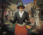 Kasimir Malevich flower girl oil painting